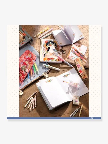 6 Stylos Gel Pailletés - DJECO Rose - Djeco 4 6 Stylos Gel Pailletés - DJECO Rose - Djeco – Image 2