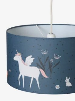 Abat-jour Pour Suspension FORÊT ENCHANTEE Bleu - Vertbaudet -Produits Pour Bébé Soldes abat jour pour suspension foret enchantee 2
