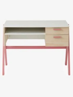 Bureau Enfant Coloriage Rose - Vertbaudet -Produits Pour Bébé Soldes bureau enfant coloriage 3