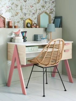 Bureau Enfant Coloriage Rose - Vertbaudet -Produits Pour Bébé Soldes bureau enfant coloriage 4