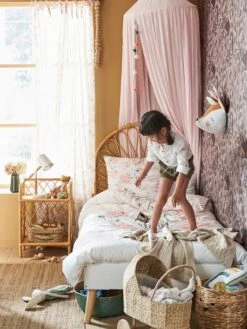 Cadre De Lit LIGNE CONFETTI Blanc/bois - Vertbaudet -Produits Pour Bébé Soldes cadre de lit ligne confetti 2