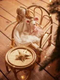 Chaise + Table Poupon En Rotin Beige - Vertbaudet 10 Chaise + Table Poupon En Rotin Beige - Vertbaudet -Produits Pour Bébé Soldes chaise table poupon en rotin 2