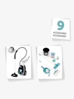 Chariot De Ménage Avec Aspirateur - SMOBY Bleu - Smoby -Produits Pour Bébé Soldes chariot de menage avec aspirateur smoby 2