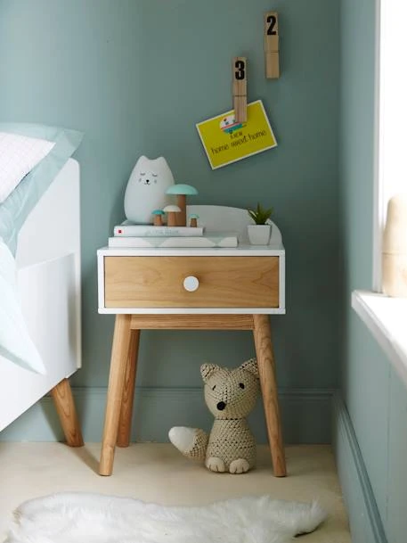 Chevet Avec Poignées Personnalisables LIGNE CONFETTI Blanc - Vertbaudet 8 Chevet Avec Poignées Personnalisables LIGNE CONFETTI Blanc - Vertbaudet – Image 6