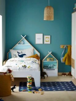 Chevet Enfant Fond Réversible Bleu Ou Rose LIGNE TIPILI Blanc - Vertbaudet -Produits Pour Bébé Soldes chevet enfant fond reversible bleu ou rose ligne tipili 3