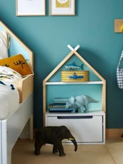 Chevet Enfant Fond Réversible Bleu Ou Rose LIGNE TIPILI Blanc - Vertbaudet -Produits Pour Bébé Soldes chevet enfant fond reversible bleu ou rose ligne tipili 4