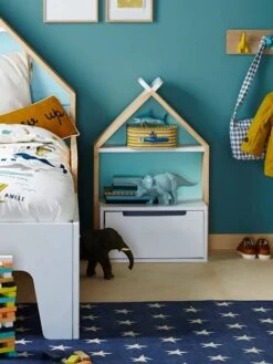 Chevet Enfant Fond Réversible Bleu Ou Rose LIGNE TIPILI Blanc - Vertbaudet -Produits Pour Bébé Soldes chevet enfant fond reversible bleu ou rose ligne tipili 5