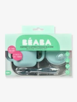 Coffret D’apprentissage 3 Pièces BEABA En Silicone Rose - Beaba -Produits Pour Bébé Soldes coffret dapprentissage 3 pieces beaba en silicone 5