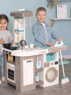 Cuisine Tefal Clean - SMOBY Blanc - Smoby -Produits Pour Bébé Soldes cuisine tefal clean smoby 5