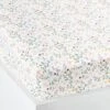 Drap-housse Bébé FLEURETTES Ecru / Multico - Vertbaudet -Produits Pour Bébé Soldes drap housse bebe fleurettes