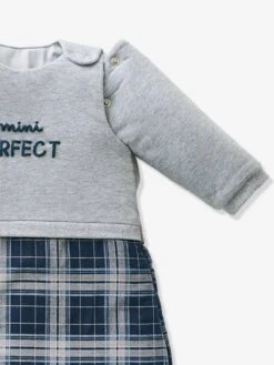 Gigoteuse Manches Amovibles MINI PERFECT Gris Chiné / Bleu - Vertbaudet -Produits Pour Bébé Soldes gigoteuse manches amovibles mini perfect 2