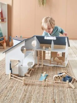 Grande Ferme En Bois FSC® Multicolore - Vertbaudet -Produits Pour Bébé Soldes grande ferme en bois fsc 3