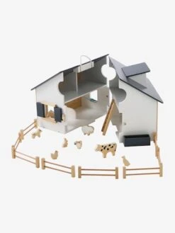 Grande Ferme En Bois FSC® Multicolore - Vertbaudet -Produits Pour Bébé Soldes grande ferme en bois fsc 5