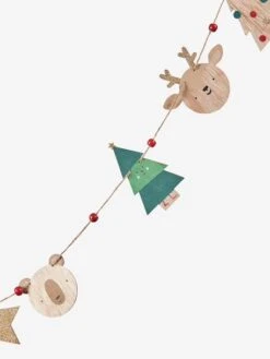 Guirlande De Noël En Bois Bois - Vertbaudet -Produits Pour Bébé Soldes guirlande de noel en bois 4