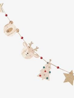 Guirlande De Noël En Bois Bois - Vertbaudet -Produits Pour Bébé Soldes guirlande de noel en bois 5