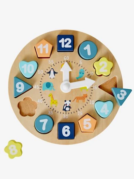 Horloge D'apprentissage En Bois FSC® Multicolore - Vertbaudet 3 Horloge D'apprentissage En Bois FSC® Multicolore - Vertbaudet