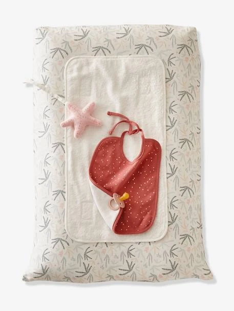 Housse De Matelas à Langer Personnalisable SOUS L'OCÉAN Blanc/bleu - Vertbaudet 5 Housse De Matelas à Langer Personnalisable SOUS L'OCÉAN Blanc/bleu - Vertbaudet – Image 4