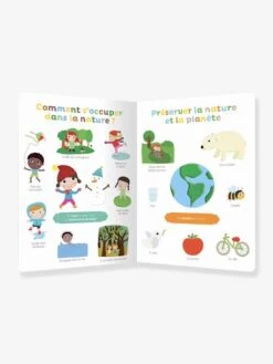 Imagier Ma Nature à Découvrir Et à Toucher AUZOU Blanc - Auzou -Produits Pour Bébé Soldes imagier ma nature a decouvrir et a toucher auzou 2