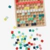 Jeu Des Tables De Multiplication En Bois FSC® Multicolore - Vertbaudet -Produits Pour Bébé Soldes jeu des tables de multiplication en bois fsc