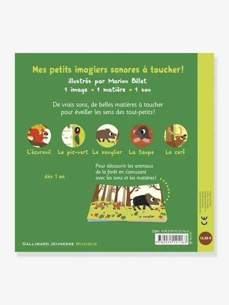 Livre Sonore Et Tactile La Forêt GALLIMARD JEUNESSE Vert - Gallimard 4 Livre Sonore Et Tactile La Forêt GALLIMARD JEUNESSE Vert - Gallimard – Image 2