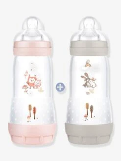 Produits Pour Bébé Soldes -Produits Pour Bébé Soldes lot de 2 biberons 320 ml mam easy start anti colique time for love 1