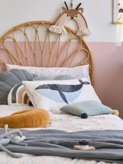 Lot De 2 Coussins SOUS L'OCÉAN Bleu - Vertbaudet -Produits Pour Bébé Soldes lot de 2 coussins sous locean 2