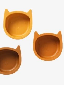 Lot De 3 Bols En Silicone Chat Lot Vert - Vertbaudet -Produits Pour Bébé Soldes lot de 3 bols en silicone chat 3