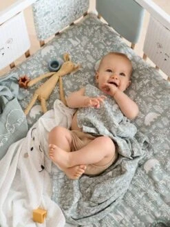 Lot De 3 Langes En Gaze De Coton DANS LES BOIS Multicolore - Vertbaudet 10 Lot De 3 Langes En Gaze De Coton DANS LES BOIS Multicolore - Vertbaudet -Produits Pour Bébé Soldes lot de 3 langes en gaze de coton dans les bois 3