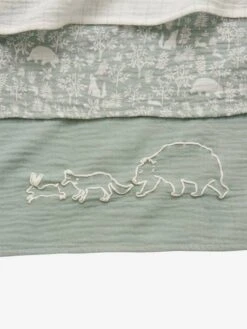 Lot De 3 Langes En Gaze De Coton DANS LES BOIS Multicolore - Vertbaudet 11 Lot De 3 Langes En Gaze De Coton DANS LES BOIS Multicolore - Vertbaudet -Produits Pour Bébé Soldes lot de 3 langes en gaze de coton dans les bois 4