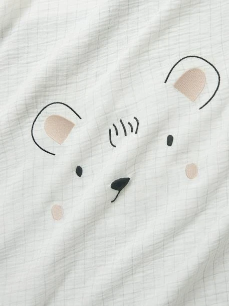 Lot De 3 Langes En Gaze De Coton DANS LES BOIS Multicolore - Vertbaudet 7 Lot De 3 Langes En Gaze De Coton DANS LES BOIS Multicolore - Vertbaudet – Image 6