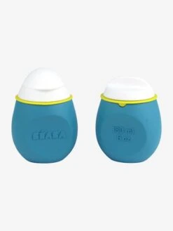 Lot De Gourdes Pour Compotes BEABA Babysqueez' 2 En 1 + Squeez'portion Blue - Beaba -Produits Pour Bébé Soldes lot de gourdes pour compotes beaba babysqueez 2 en 1 squeezportion 3