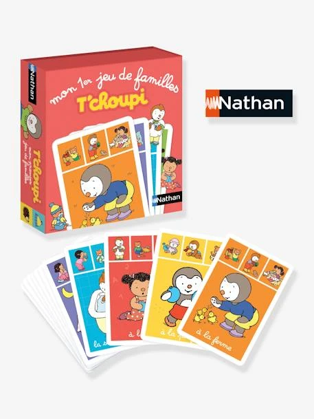 Mon Premier Jeu De Familles T'choupi NATHAN Rouge - Nathan 4 Mon Premier Jeu De Familles T'choupi NATHAN Rouge - Nathan – Image 2