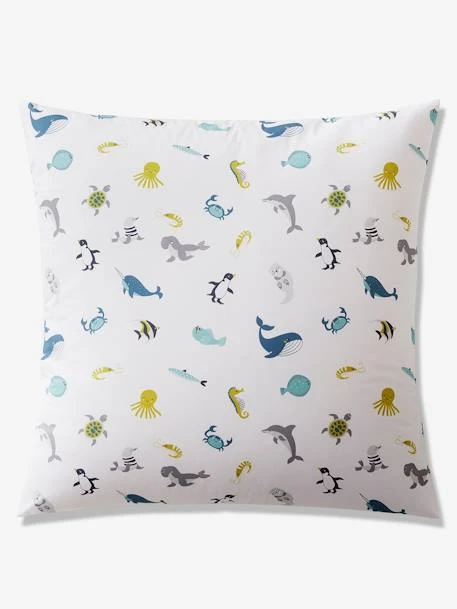 Parure Caradou "facile à Border" Avec Couette ABECEDAIRE MARIN Ivoire Imprimé Animaux - Vertbaudet 4 Parure Caradou "facile à Border" Avec Couette ABECEDAIRE MARIN Ivoire Imprimé Animaux - Vertbaudet – Image 2