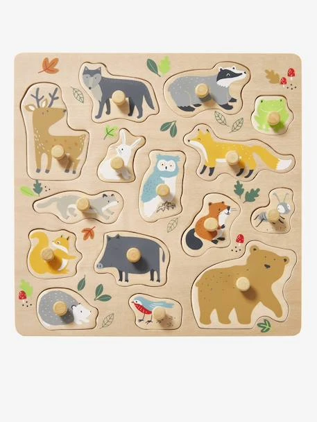 Puzzle Bouton Forêt En Bois FSC® Multicolore - Vertbaudet 5 Puzzle Bouton Forêt En Bois FSC® Multicolore - Vertbaudet – Image 3