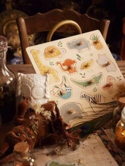 Puzzle Boutons Jungle En Bois FSC® Multicolore - Vertbaudet 10 Puzzle Boutons Jungle En Bois FSC® Multicolore - Vertbaudet -Produits Pour Bébé Soldes puzzle boutons jungle en bois fsc 2