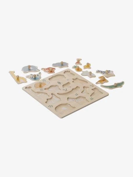 Puzzle Boutons Jungle En Bois FSC® Multicolore - Vertbaudet 8 Puzzle Boutons Jungle En Bois FSC® Multicolore - Vertbaudet – Image 6