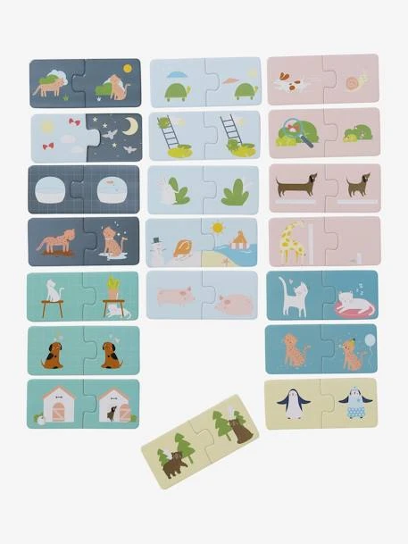 Puzzle D'association Des Contraires Multicolore - Vertbaudet 2 Puzzle D'association Des Contraires Multicolore - Vertbaudet