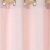 Rideau Occultant Etoiles D'argent Rose Imprimé étoiles - Vertbaudet -Produits Pour Bébé Soldes rideau occultant etoiles dargent