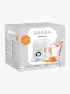 Robot 4 En 1 BEABA Babycook Solo Blanc/vert - Beaba -Produits Pour Bébé Soldes robot 4 en 1 beaba babycook solo 3