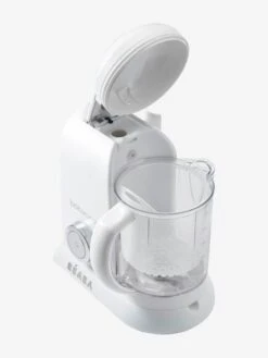 Robot 4 En 1 BEABA Babycook Solo Blanc/vert - Beaba -Produits Pour Bébé Soldes robot 4 en 1 beaba babycook solo 4