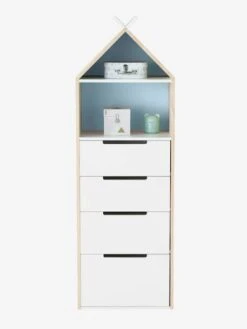 Semainier Fond Réversible Bleu Ou Rose LIGNE TIPILI Bleu Clair - Vertbaudet -Produits Pour Bébé Soldes semainier fond reversible bleu ou rose ligne tipili 2