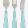 Set 3 Couverts D'apprentissage Inox BEABA Airy Green - Beaba -Produits Pour Bébé Soldes set 3 couverts dapprentissage inox beaba
