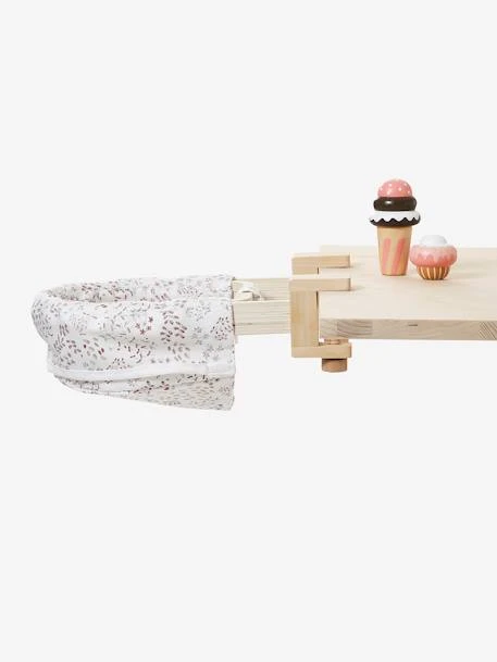 Siège De Table Pour Poupon En Tissu Et Bois FSC® Beige - Vertbaudet 4 Siège De Table Pour Poupon En Tissu Et Bois FSC® Beige - Vertbaudet – Image 2