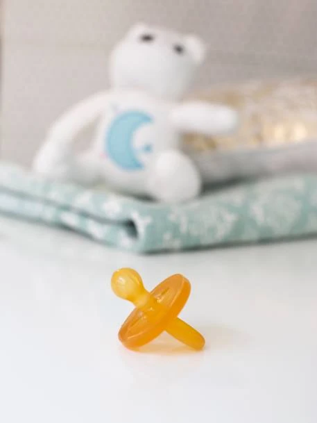 Sucette à Bout Rond Tout Latex 6 Mois+ SUAVINEX Naturel - Suavinex 3 Sucette à Bout Rond Tout Latex 6 Mois+ SUAVINEX Naturel - Suavinex